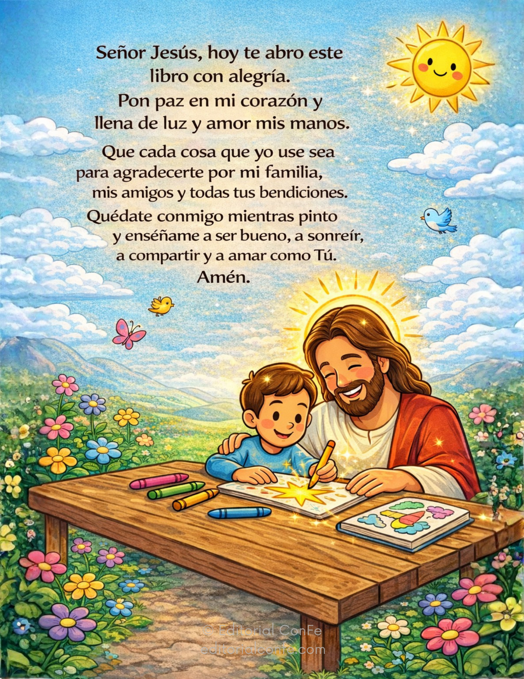 Coloreando con Jesús y María | Edición Global