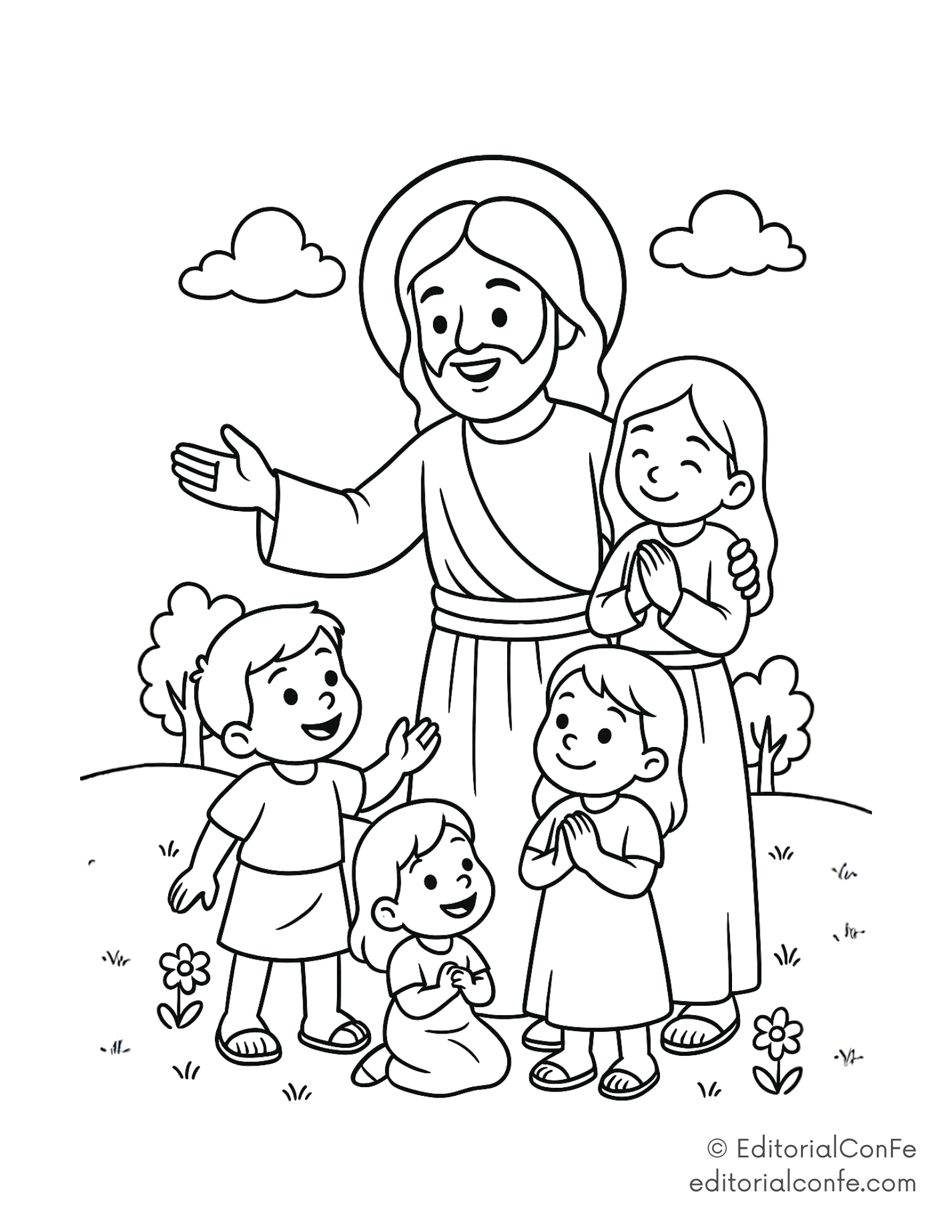 Coloreando con Jesús y María | Edición Global